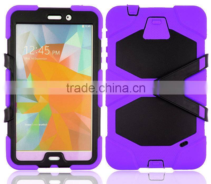 For Samsung Galaxy Tab 4 8.0 T330 heavy duty shockproof case with kickstand