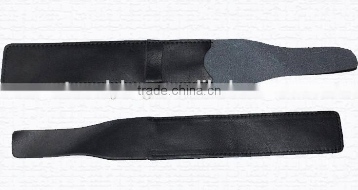 real leather pen holder pouch case in multi color with logo,pen case