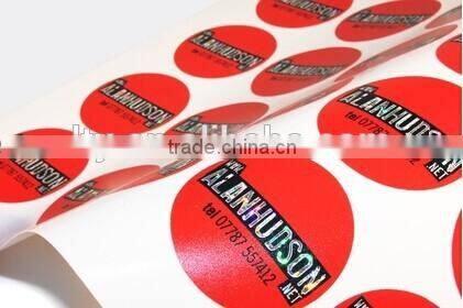 Custom cut metallic sparkly holographic stickers (M-A445)