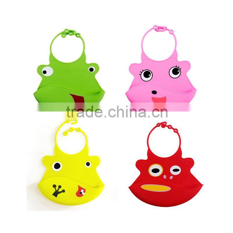 Baby Bibs, Novelty Creature Baby Girls Boys Silica Clasp Bibs