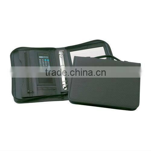 A4 PU Leather Portfolio With Calculator