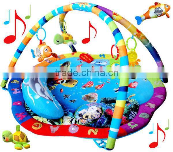 NEW Baby Musical Activity Baby Play Mat, Play gym Mat Ocean Sealife Design