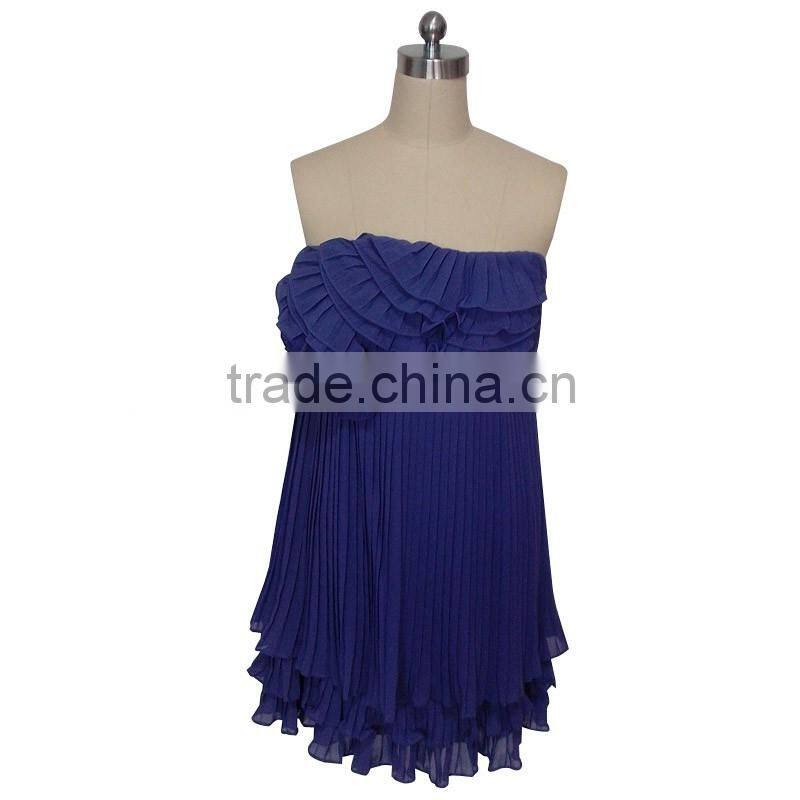 Lady's polyester evening dress