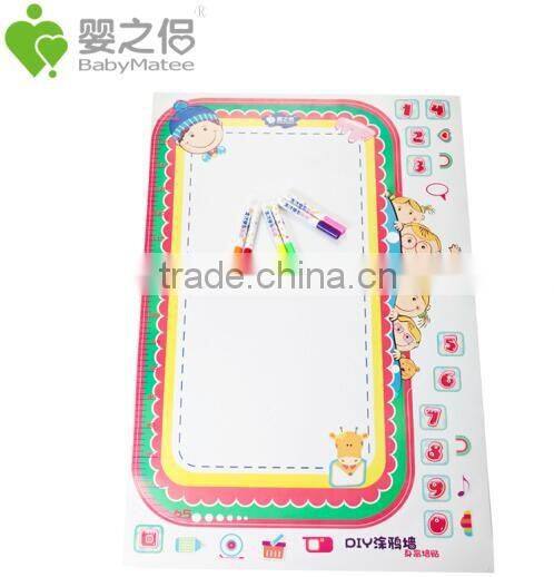 DIY Cartoon Graffiti Wall Mushroom type Baby Safety Essential wall sticker