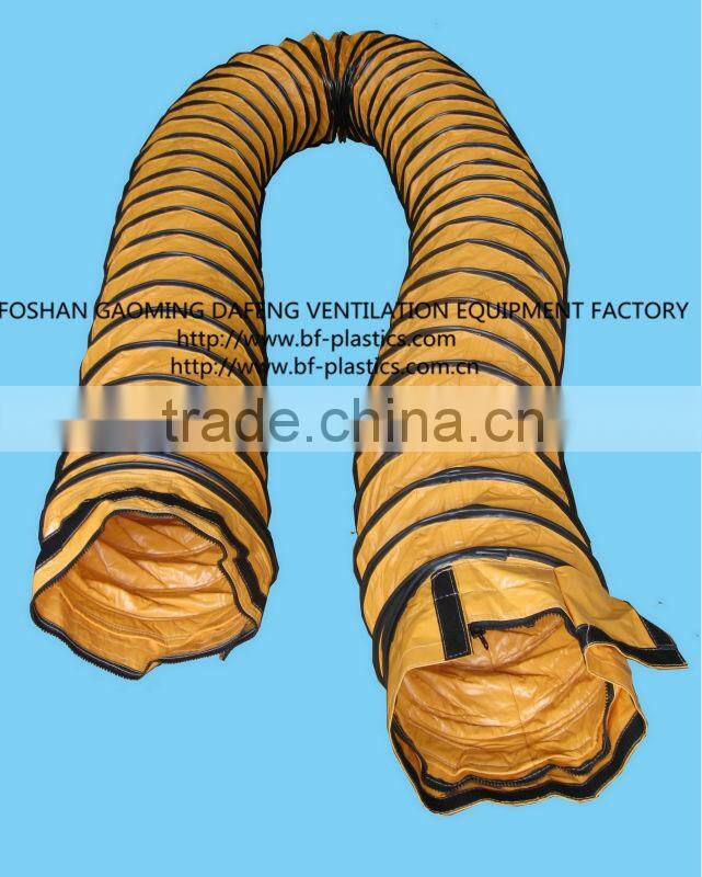 three-layer spiral air conditioning insulation duct with fast coupling