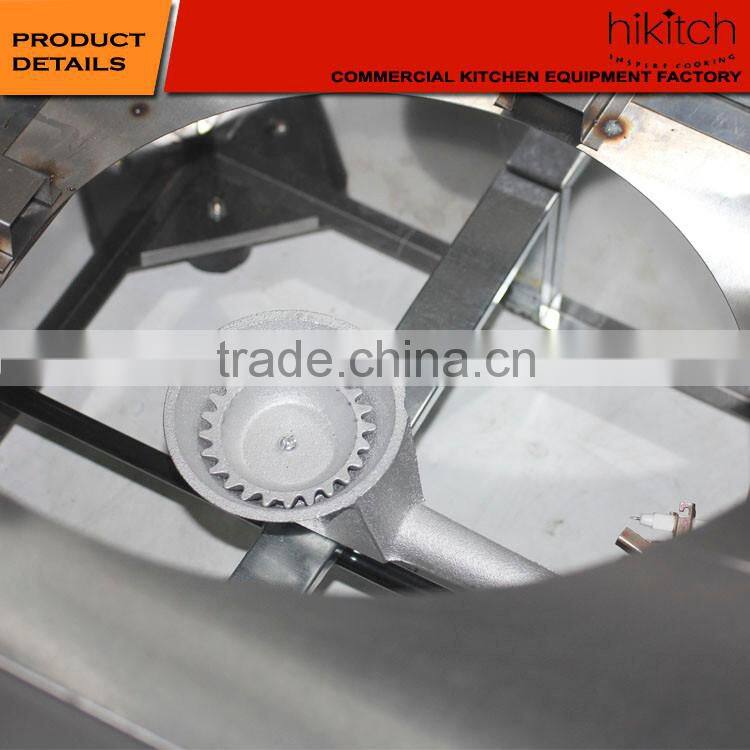 Stainless steel commercial LPG gas food boiler dim sum steamer