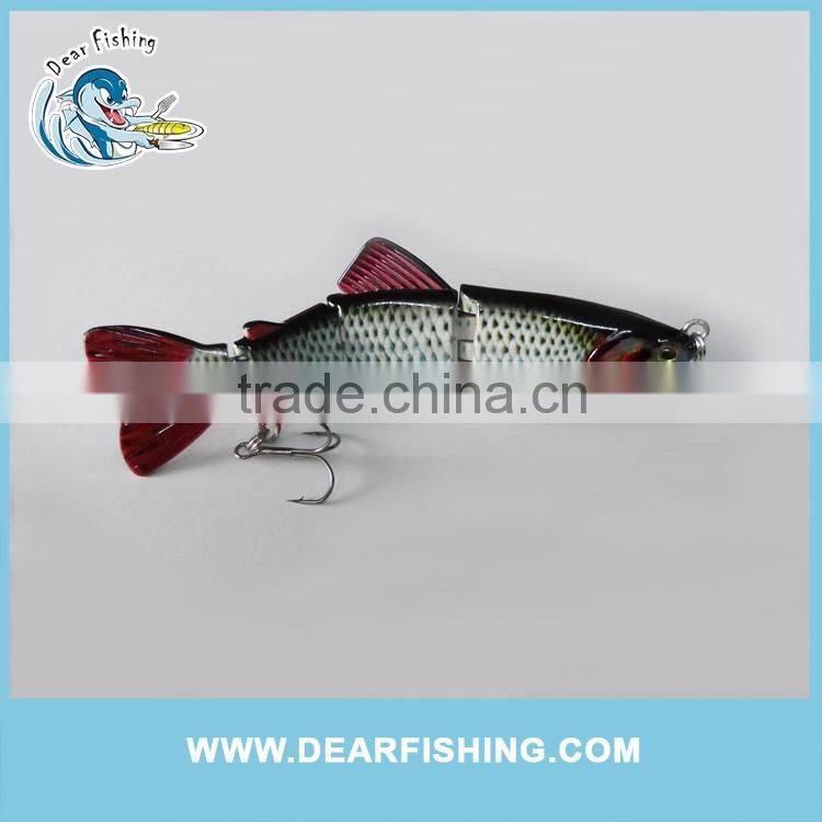 hard plastic fishing lure trout fishing multi joint lure bodied fishing lure