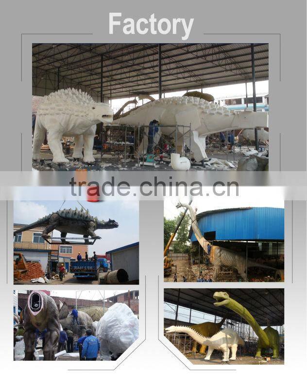 Life Size Dinosaur Head Moving with Track