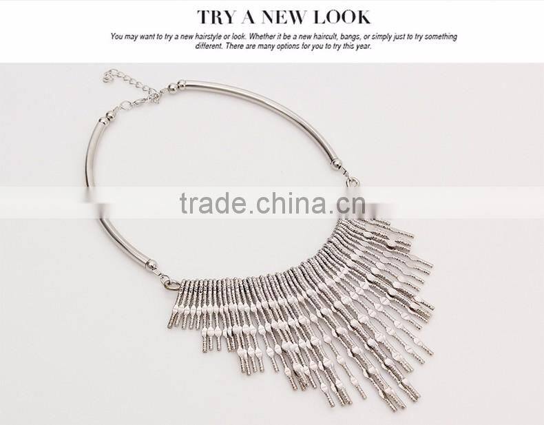New Design Fashion Crystal Necklaces Women Luxury Statement Diamond Necklace Jewelry SKA8450