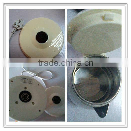 1.2l black electric hotel kattle with plastic tea tray for guest room