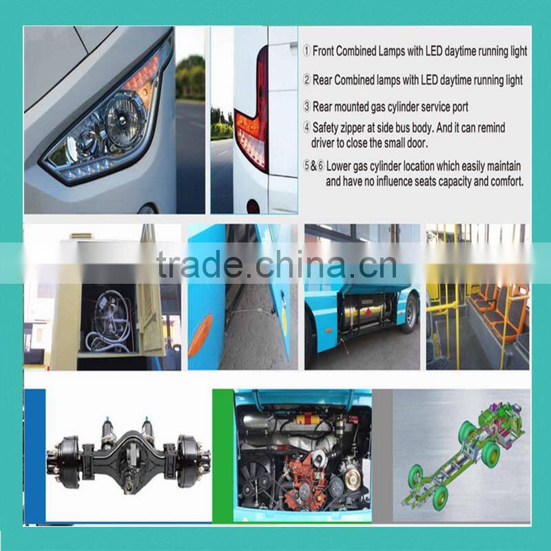 Sinotruck HoWo Bus JK6128HD 30 seater prices yutong bus