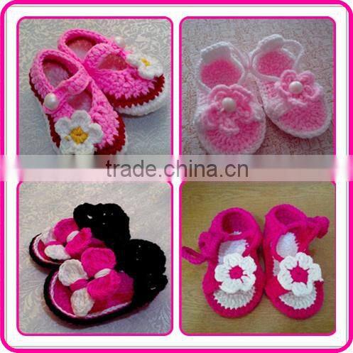 crochet knitting baby shoes for 0-12 month baby