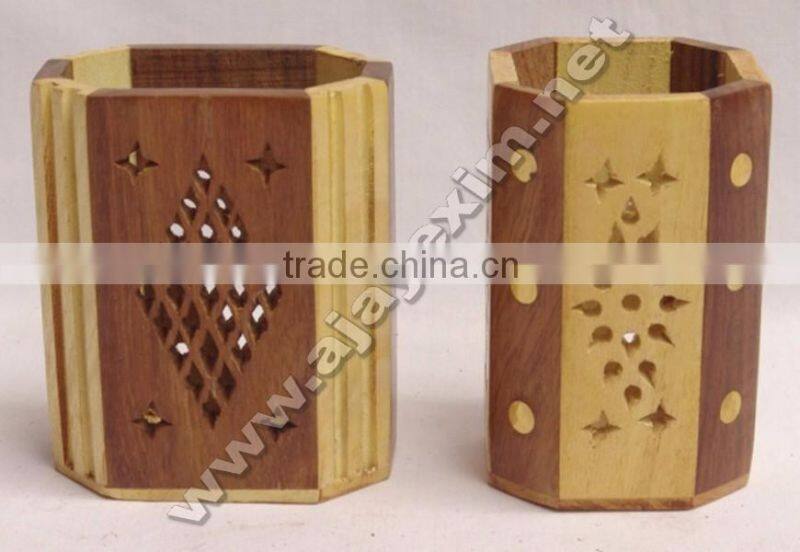 Wooden Pen Holder
