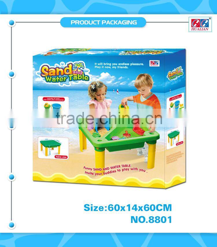 2015 Newest & Hot Summer Toys Sand Beach Square Table Toy With Barrel