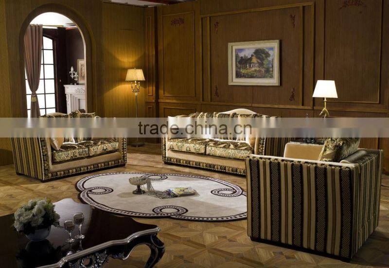 classical antique fabric luxury italian sofa set AL171
