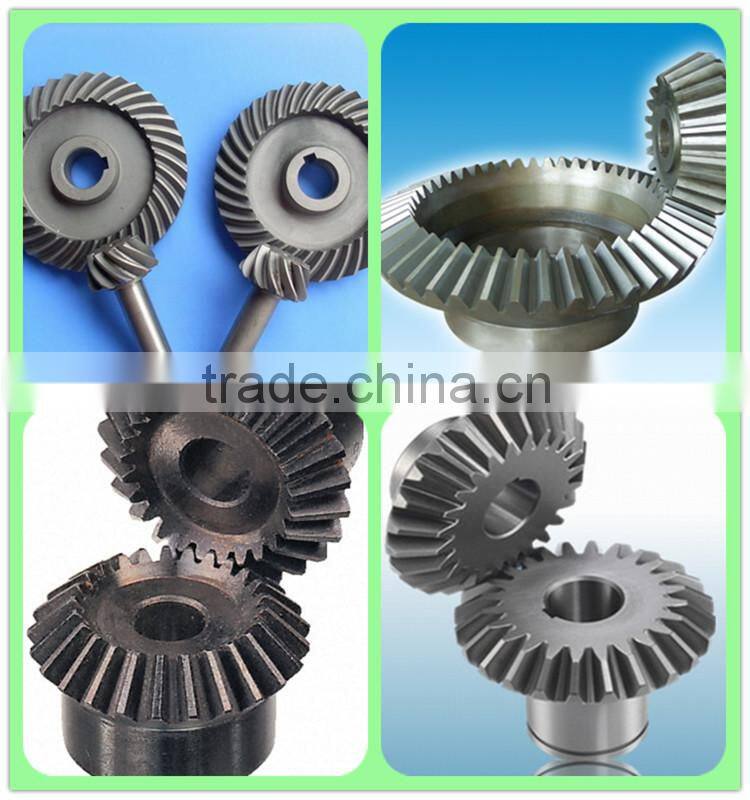 Strict quality control small bevel gear/spiral bevel gear/forging gear