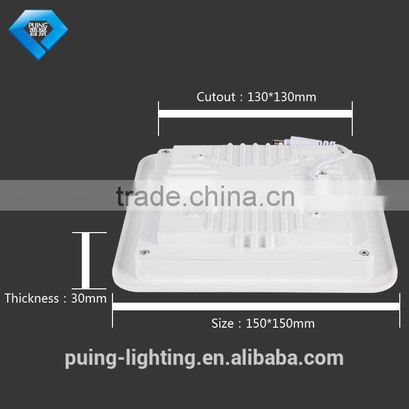 square led panel light SMD 2835 6W 9W,12W milky diffuser led light panel
