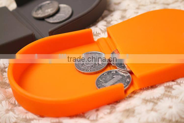Wholesale Silicone Candy Purses Wallet with Coin Slot