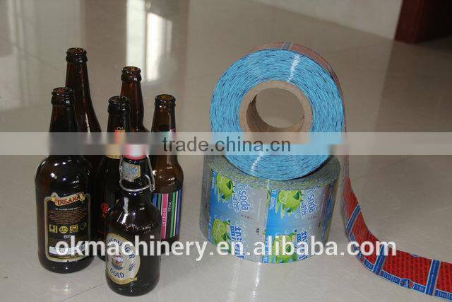 PVC shrink wrap bottle labels