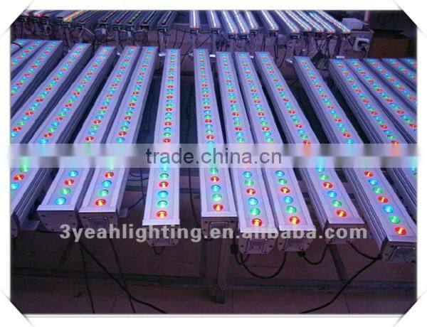 professional stage 36*3w wall washer rgb led bar light led wash bar uplight for wedding background