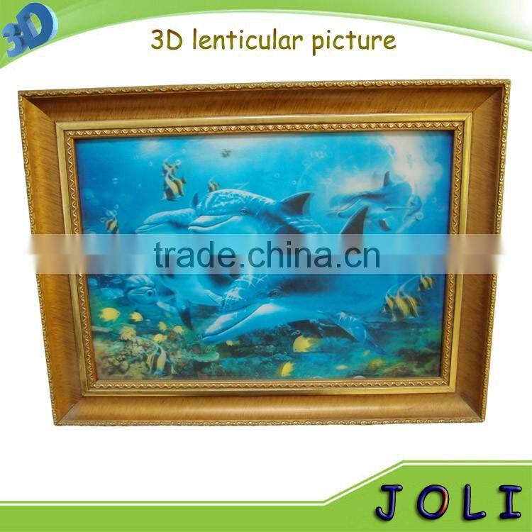 top sale 3D lenticular PP plastic picture of scenery