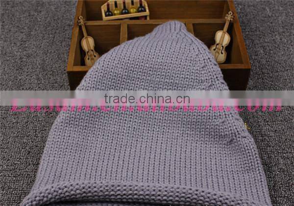 2015 New design santa design wool knitted cute winter christmas hat