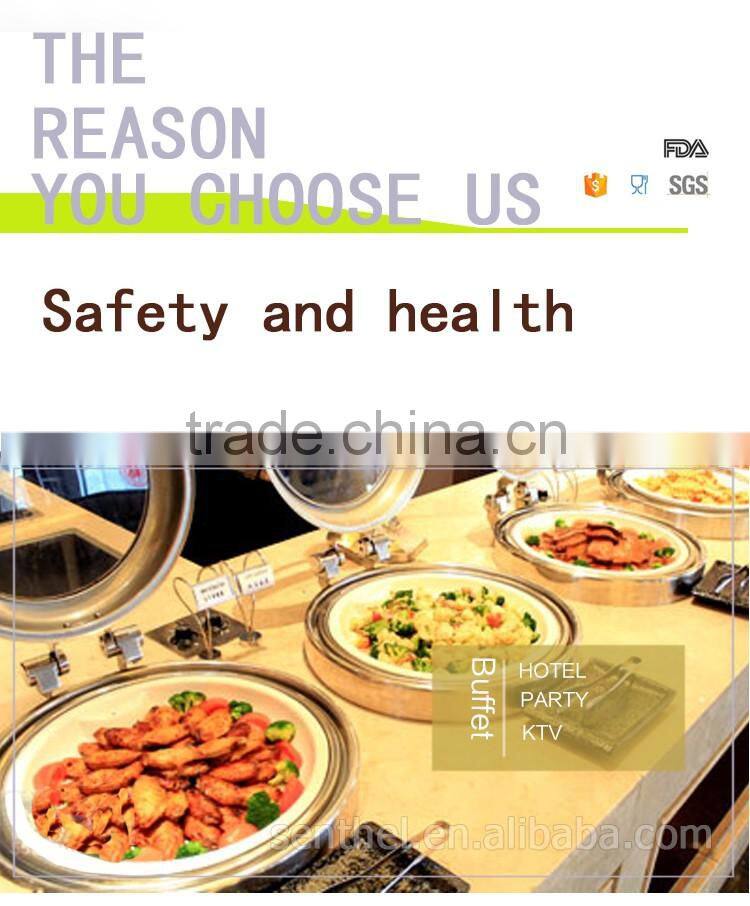 Multi-function buffet tableware with iron rack