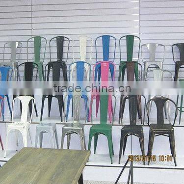 Metal industrial armrest Chair