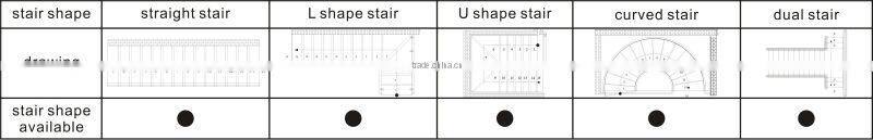 small space spiral stairs made with fiber glass