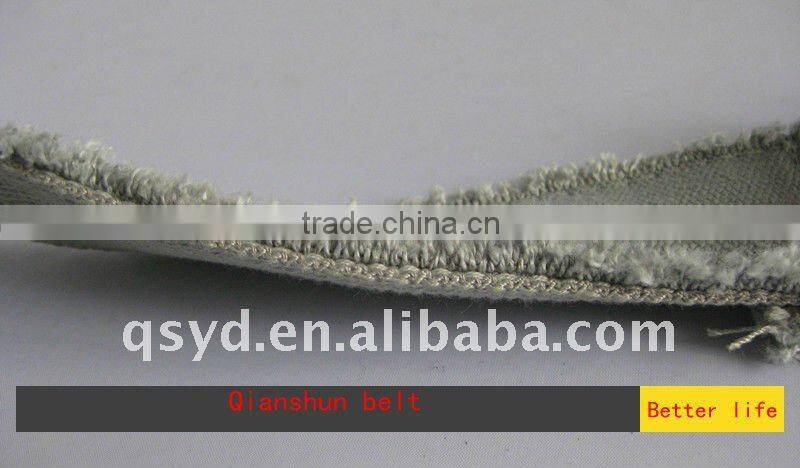 ladies fashion explosive style gray napped cotton canvas belt