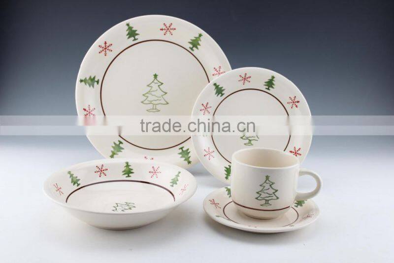20pc/30PC handpainting dinnerset service for 4/ AB grade/2016 new design/Chirstma/s