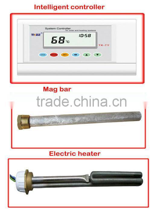 separated evacuated solar water heater