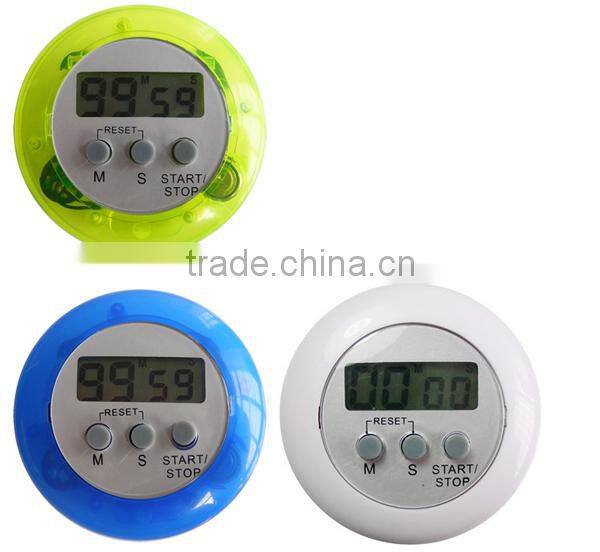 Digital Time Thermometer Kitchen Countdown Timer with plastic clip