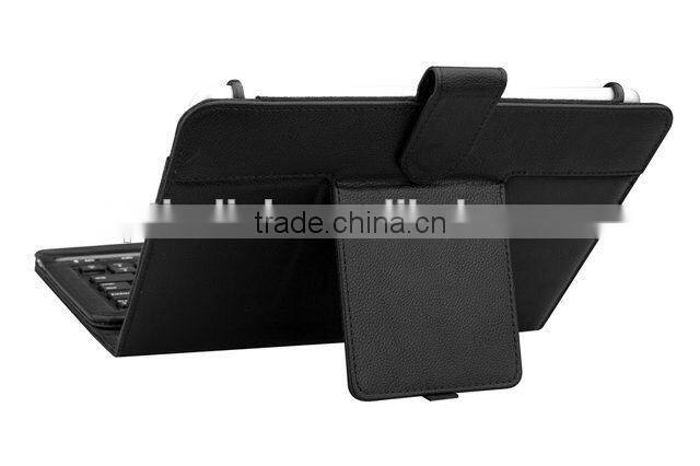 Tablet PC Universal bluetooth keyboard Buckle leather case suit for Android Windos IOS system bluetooth 3.0