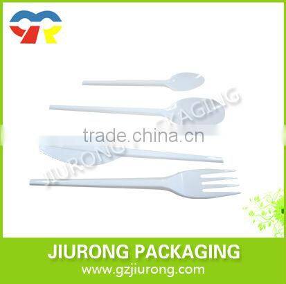 disposable cutlery plastic fork and spoon food grade plastic cutlery