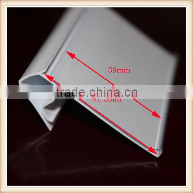 Fitting Rooms Sale Plastic Extrusion Holder Label Holder for Shelves