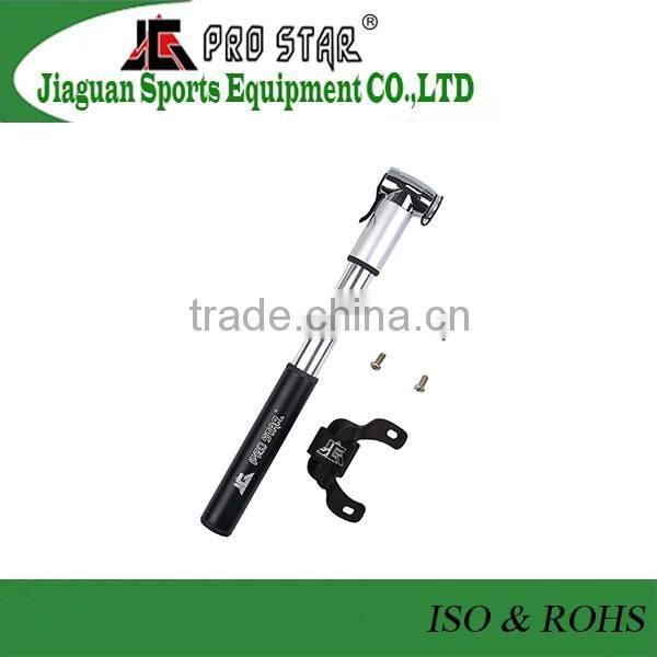 2016 New Design Aluminum Bicycle Pump with Pressure Gauge
