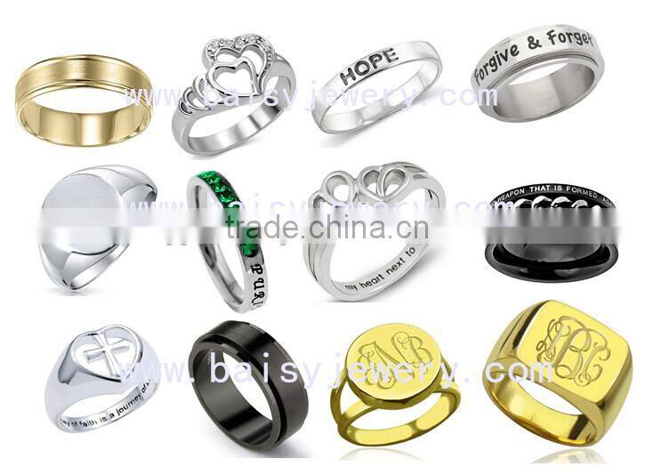 Unique Custom fashionable cheap heart design 316l stainless steel pendant and charms