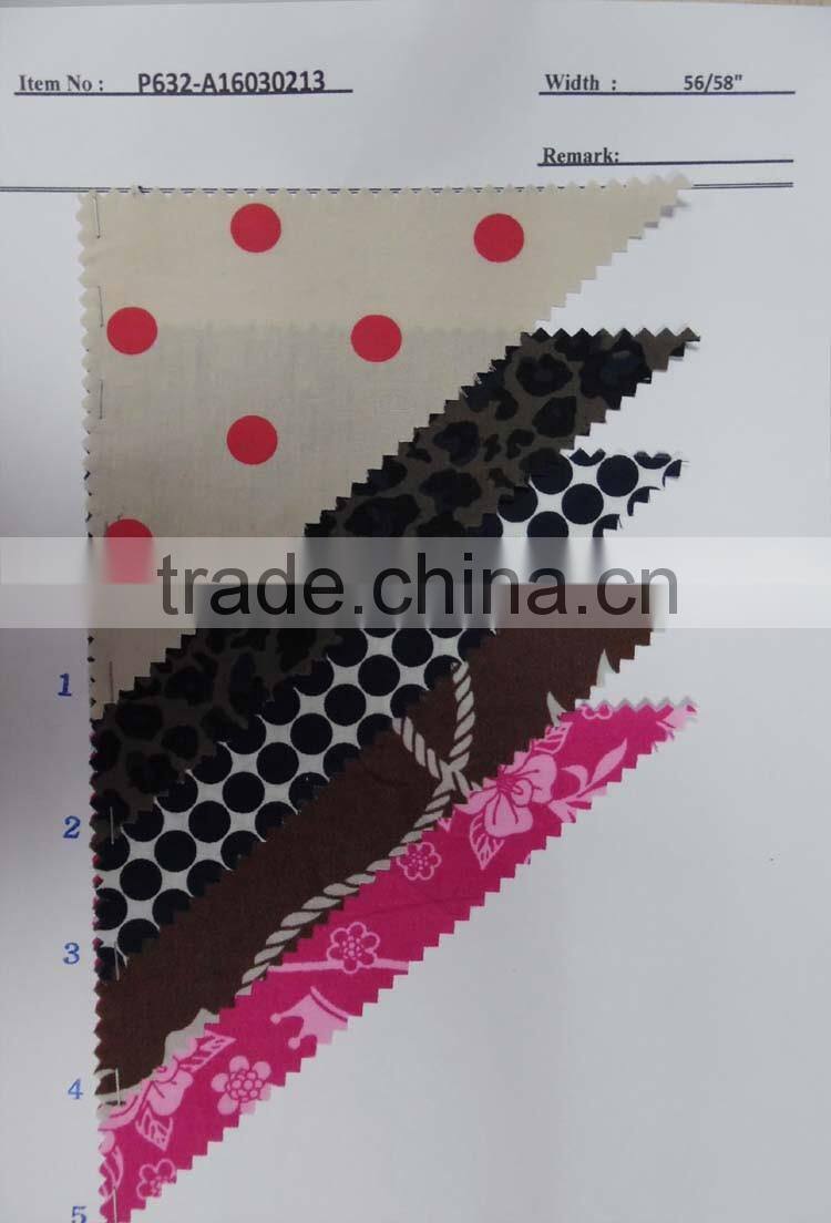 women cotton printed shirting fabrics stocklot P634-A16030215