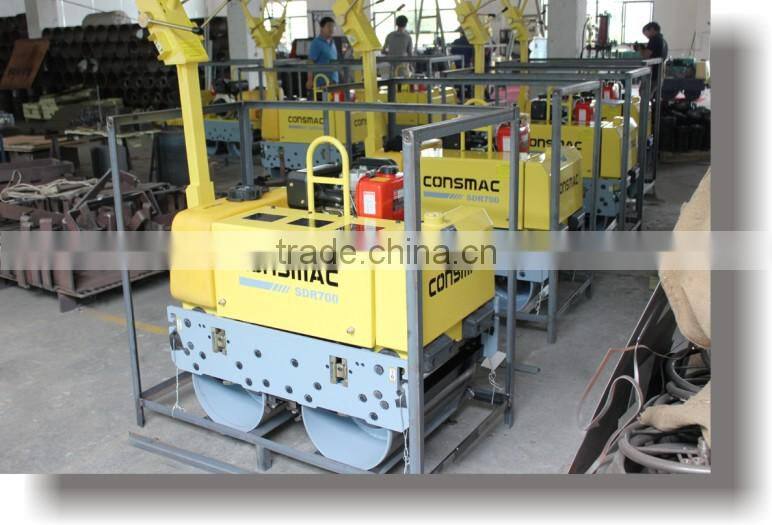 CONSMAC 1 ton used tire dynapac drum compact roller