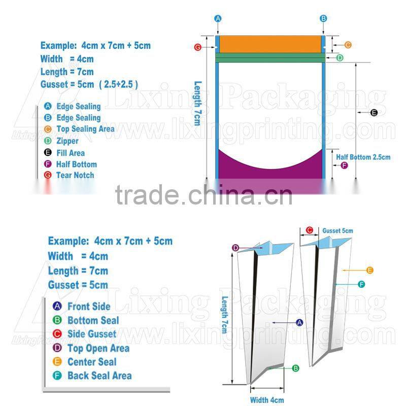 Stand up zipper coffee bag