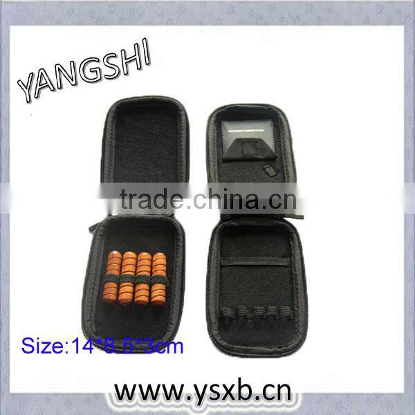 portable aaa battery bullet eva holder case for wallet battery carry bag