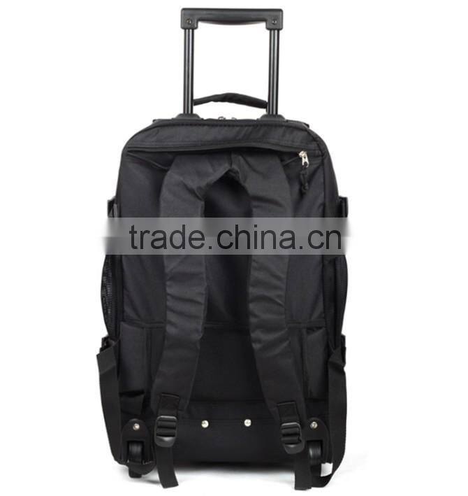 Polyester waterproof trolley travel bag wholesale