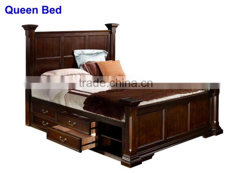 Yihua Timber City Antique Bed Room Furniture Set