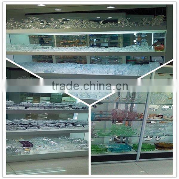 colorful thick glass candle holder