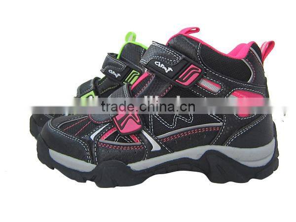 Latest children snow boots with high cut upper