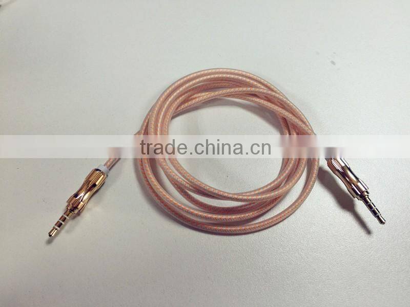 3.5mm male audio aux stereo jack cable