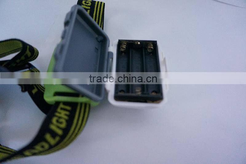 high bright battery power led red headlamp