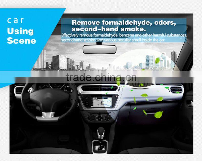 Portable Prevent mist haze air purifier for car