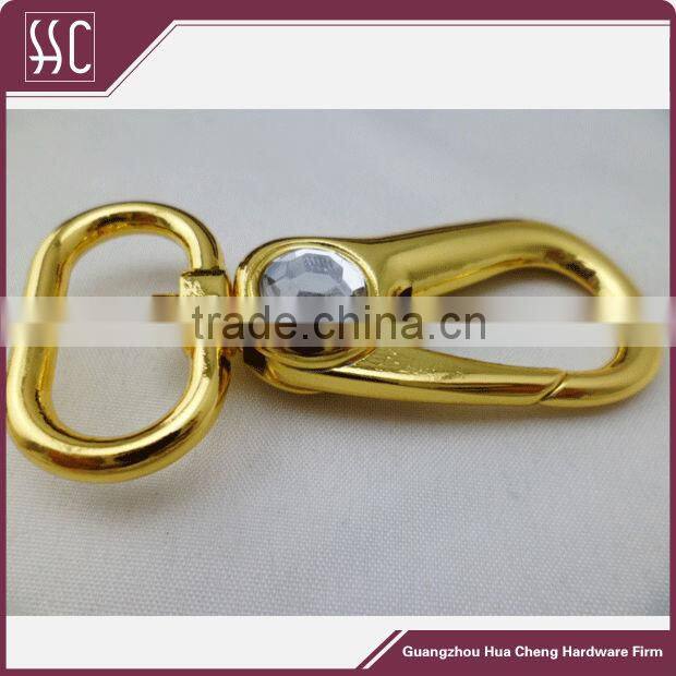 Guangzhou zinc alloy antique brass metal swivel snap hook